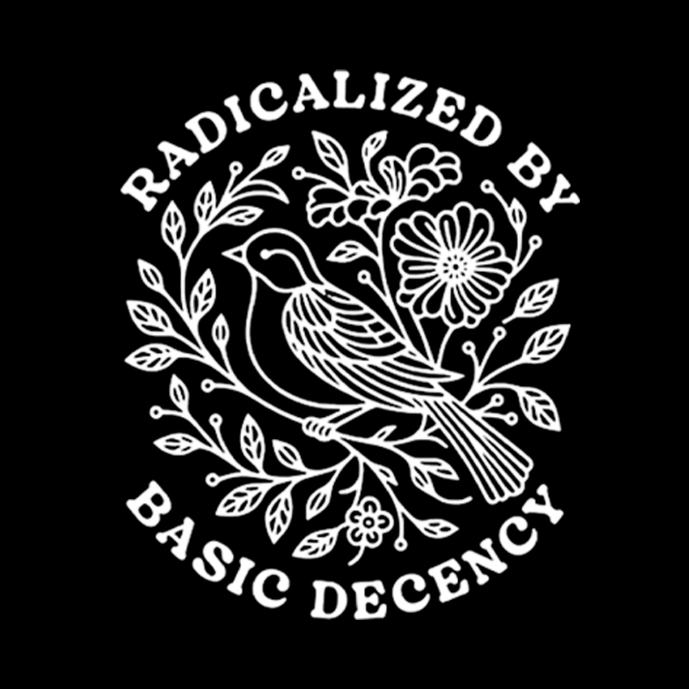Radicalized By Basic Decency Cropped T-Shirts