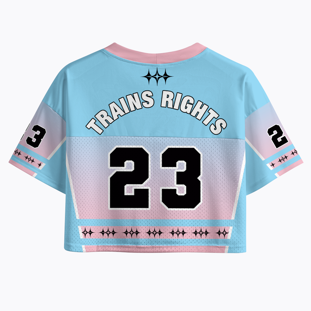Trains Rights Crop Sports Jersey