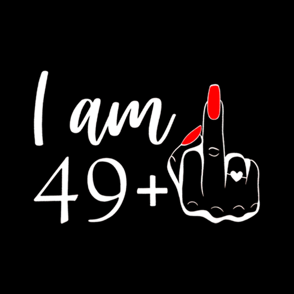 Personalized I Am 49+ Cropped T-Shirt