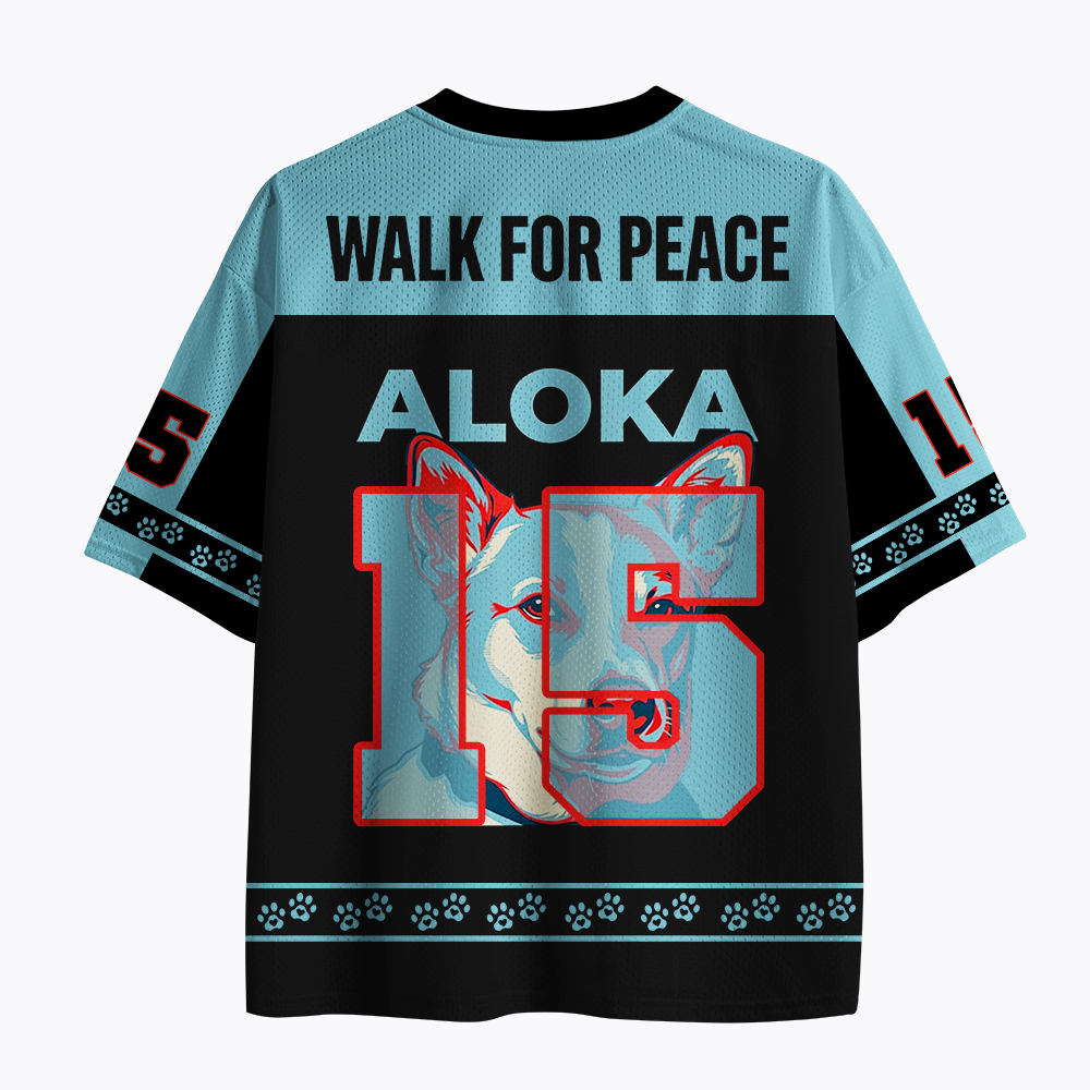 Aloka The Peace Dog Mesh Jersey