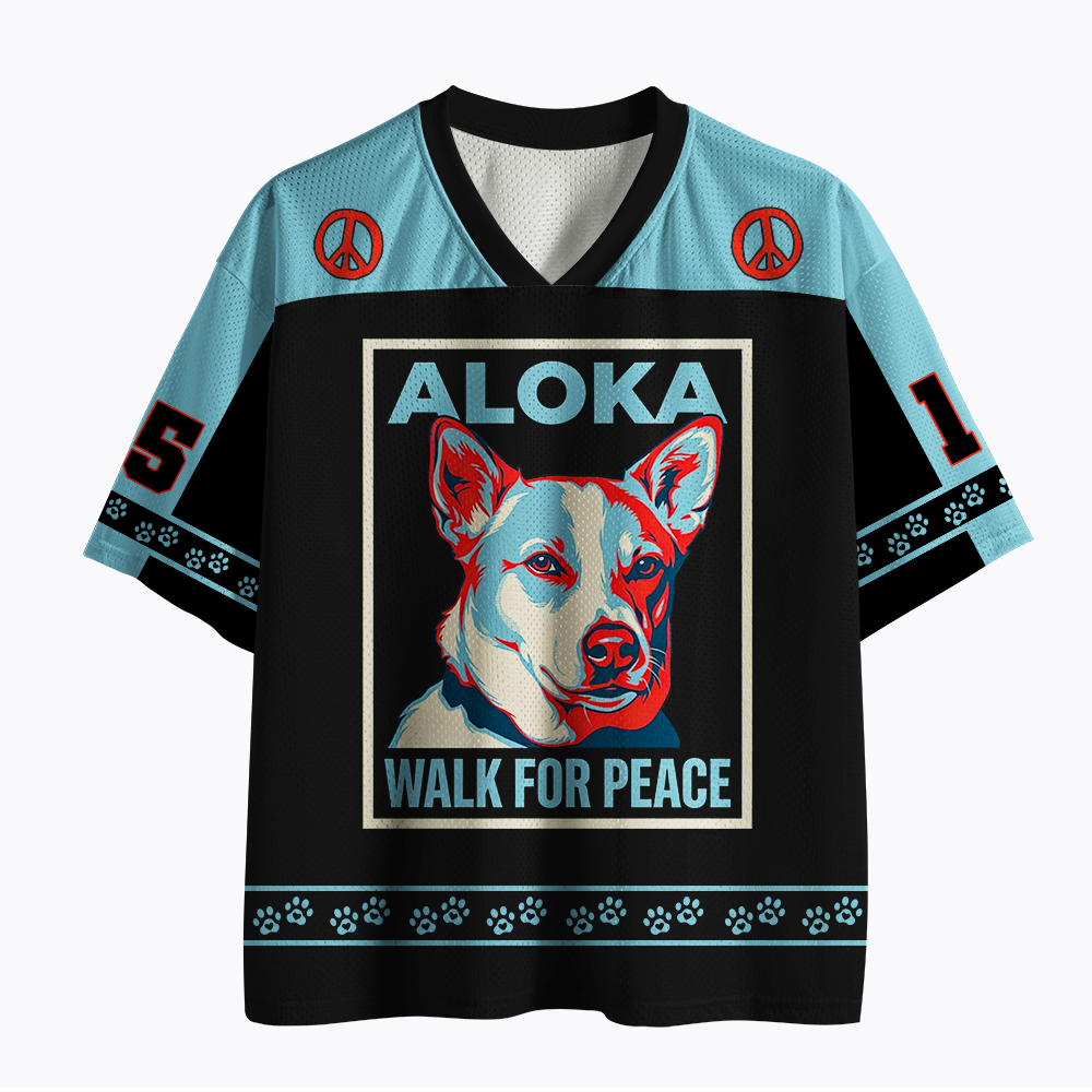 Aloka The Peace Dog Mesh Jersey