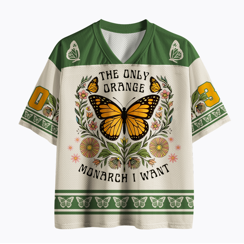 The Only Orange Monarch I Want Mesh Jersey
