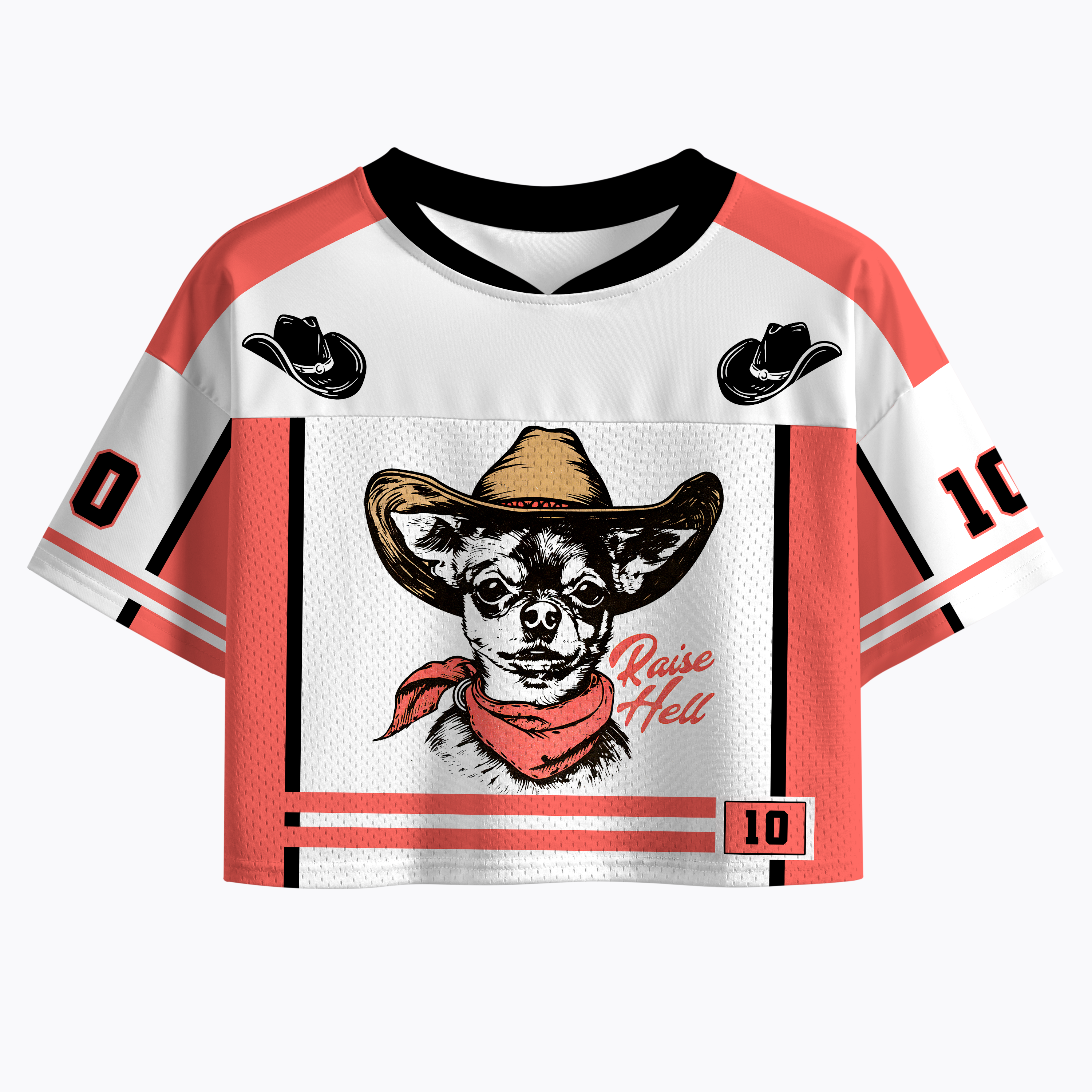 Raise Hell Crop Sports Jersey