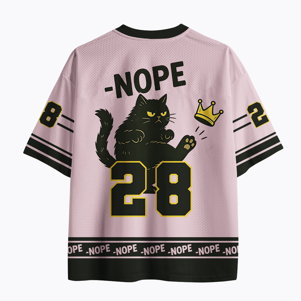 No Kings in America Black Cat Mesh Jersey