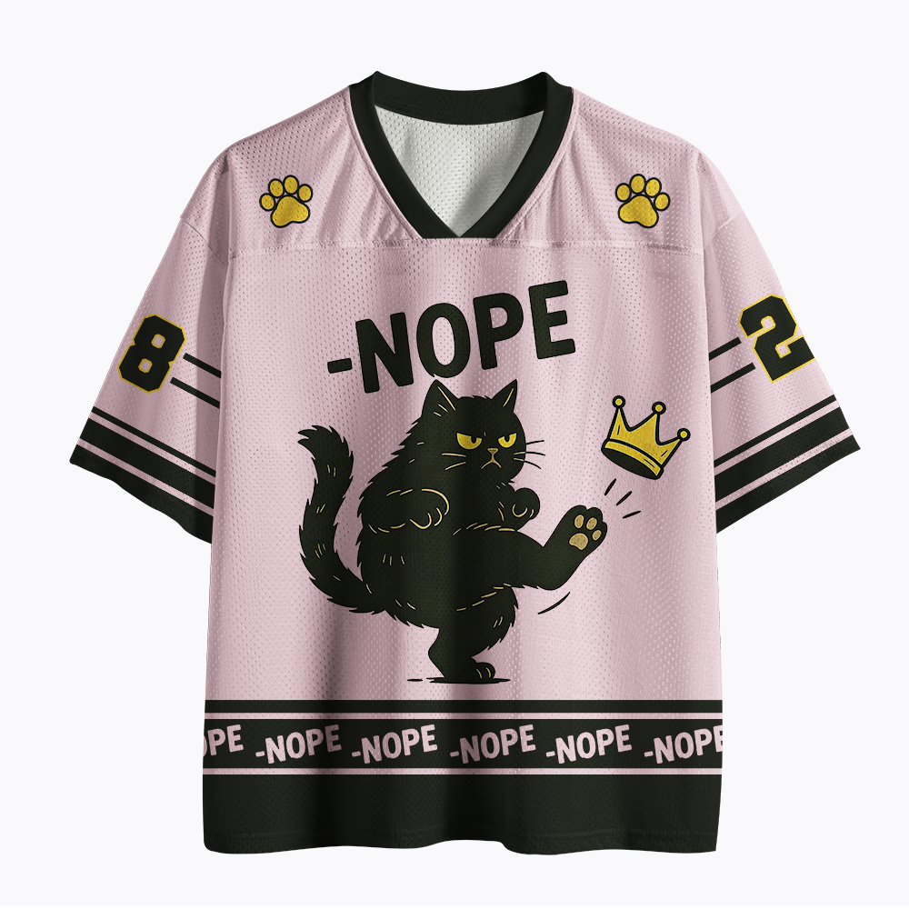 No Kings in America Black Cat Mesh Jersey