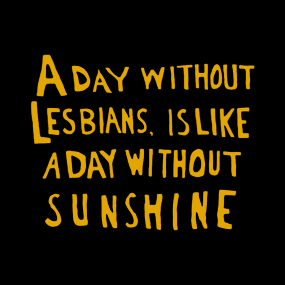 Day Without Sunshine Lesbian V-Neck Classic T-Shirt