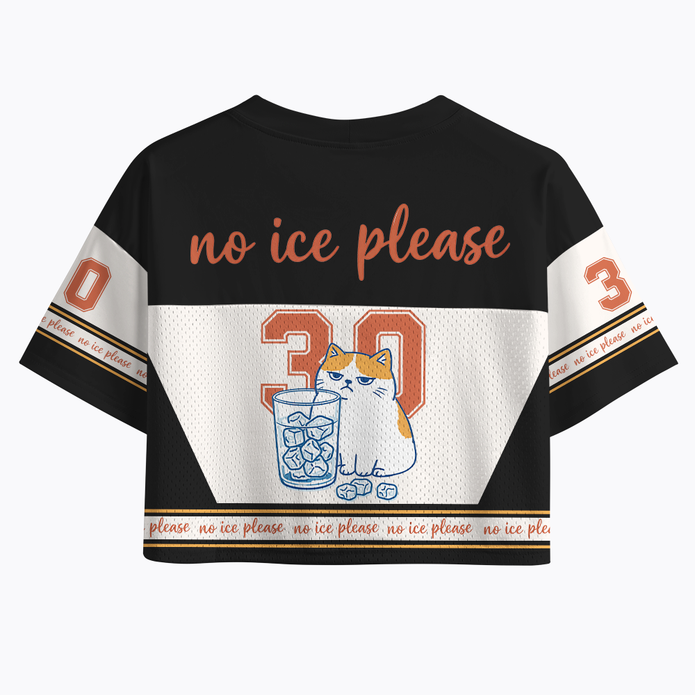 No ICE Please Crop Sports Jersey
