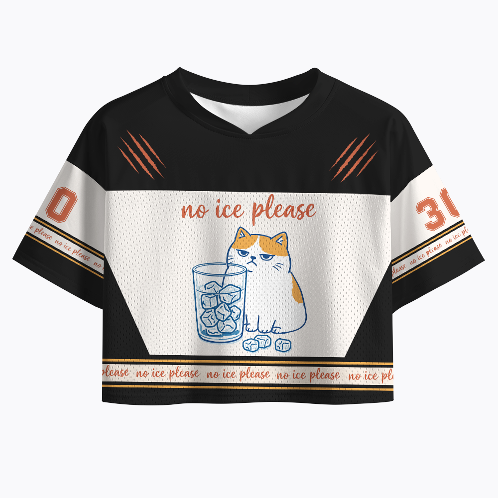 No ICE Please Crop Sports Jersey
