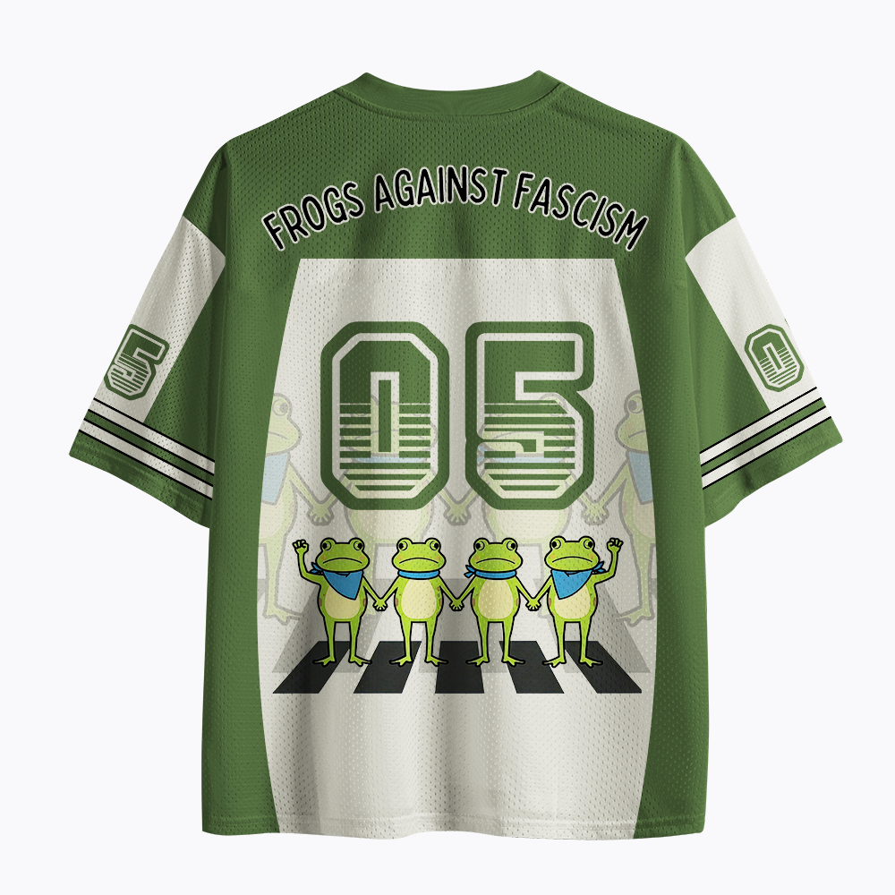 Frogs against Fascism: Portland Frog Mesh Jersey