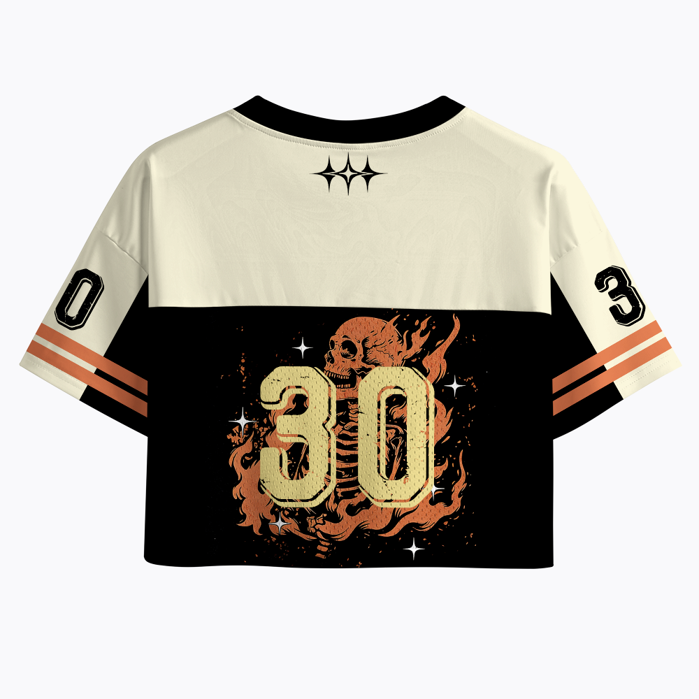 Female Rage Crop Sports Jersey