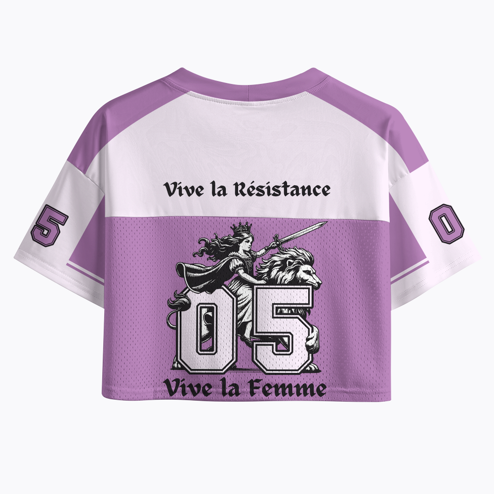 Vive la Femme Crop Sports Jersey