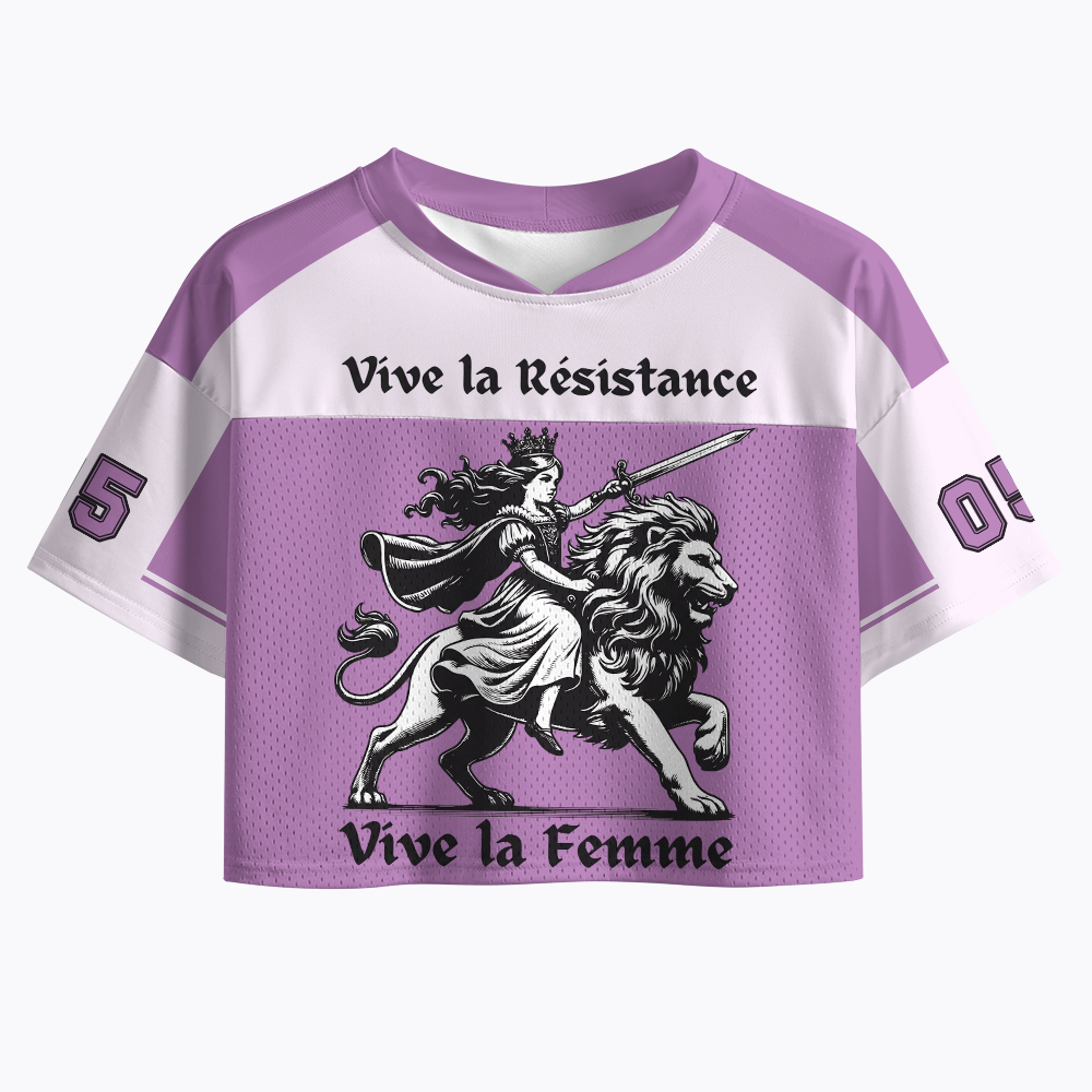 Vive la Femme Crop Sports Jersey