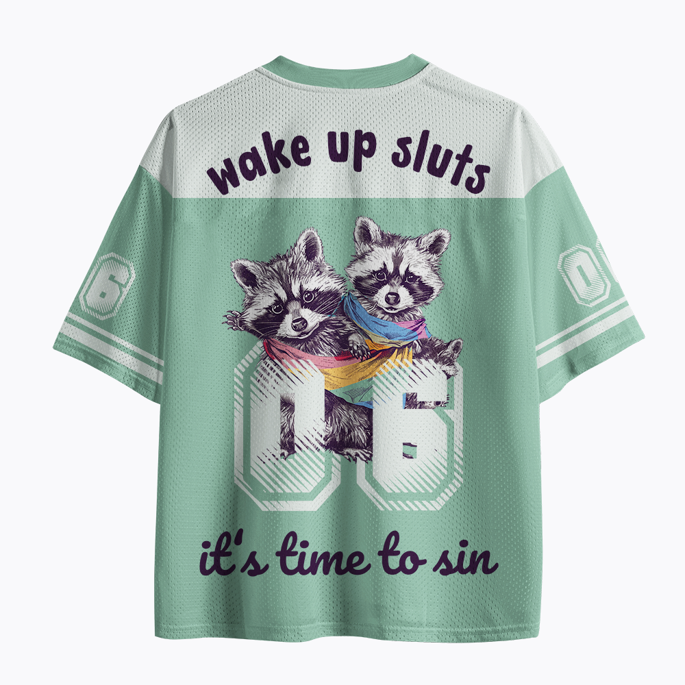 Wake up Sluts it's time to sin Mesh Jersey