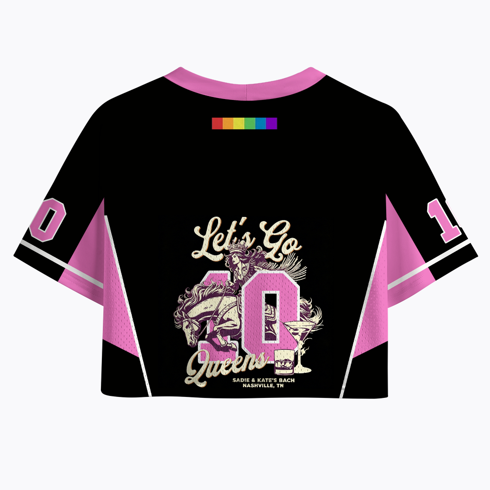 Lesbian bachelorette party Crop Sports Jersey