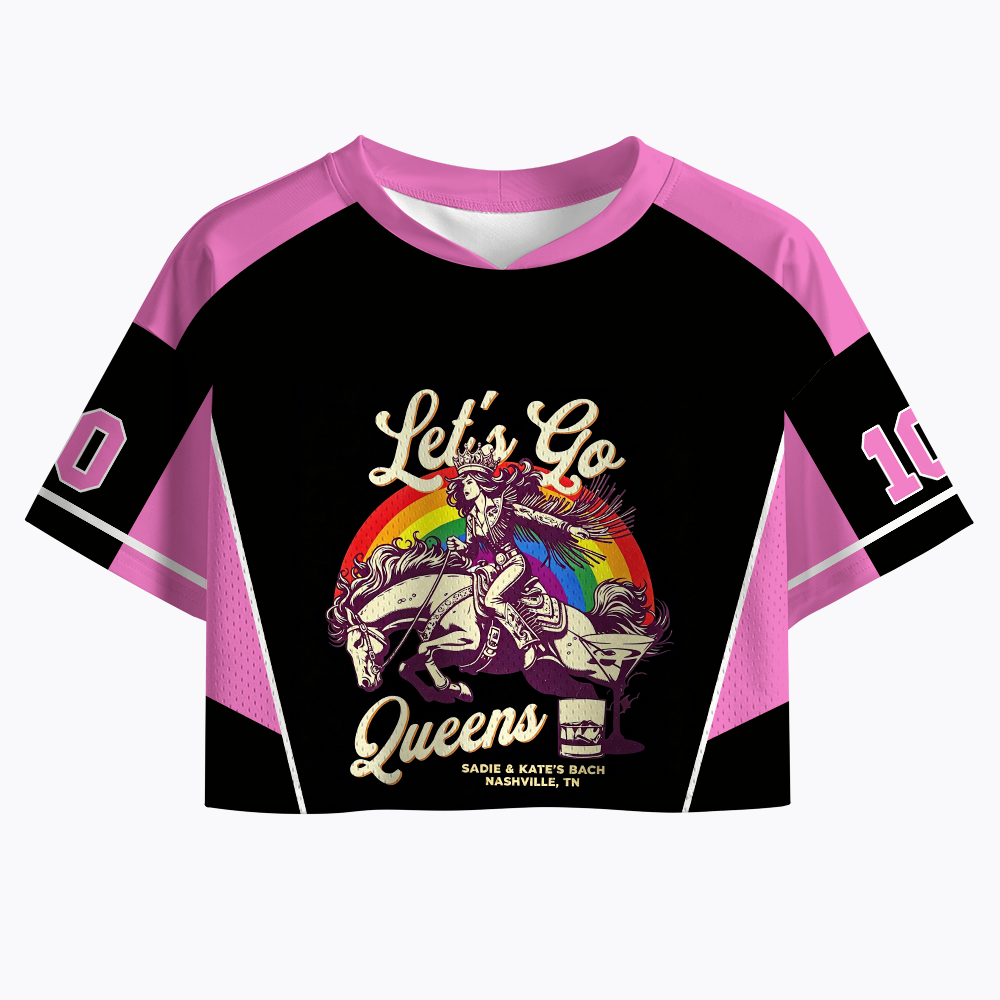 Lesbian bachelorette party Crop Sports Jersey