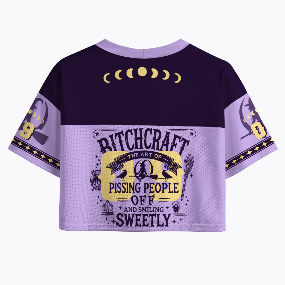 Bitchcraft Crop Sports Jersey