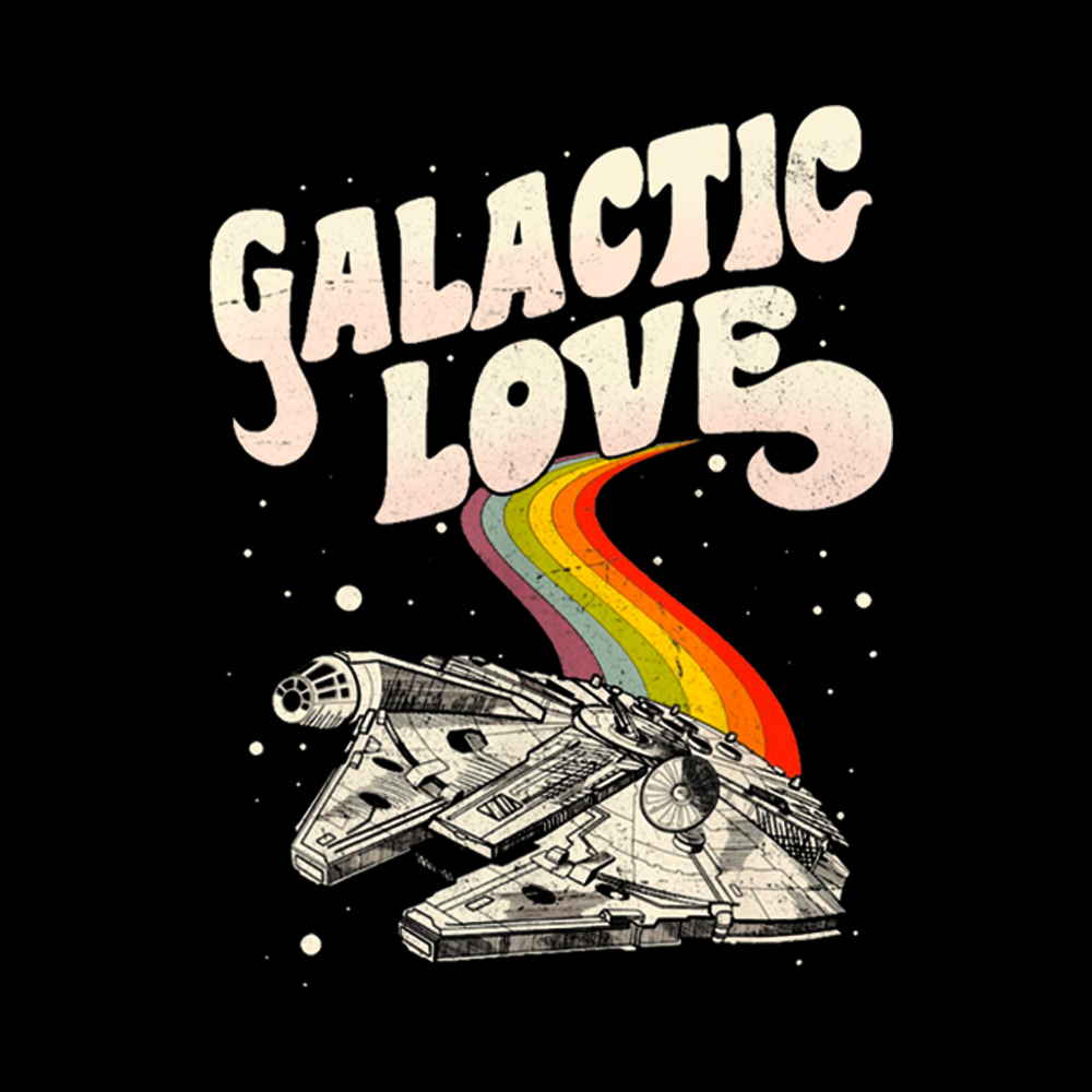 May The 4th Be With You Rainbow Washed T-Shirt