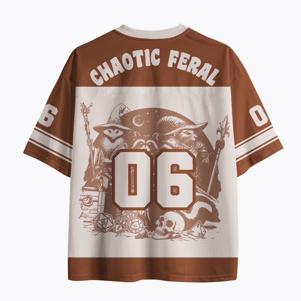 Chaotic Feral, dnd Mesh Jersey