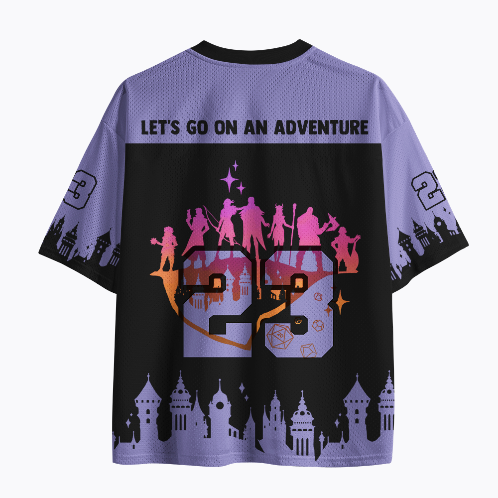 Rainbow DnD - Let's go on an adventure Mesh Jersey