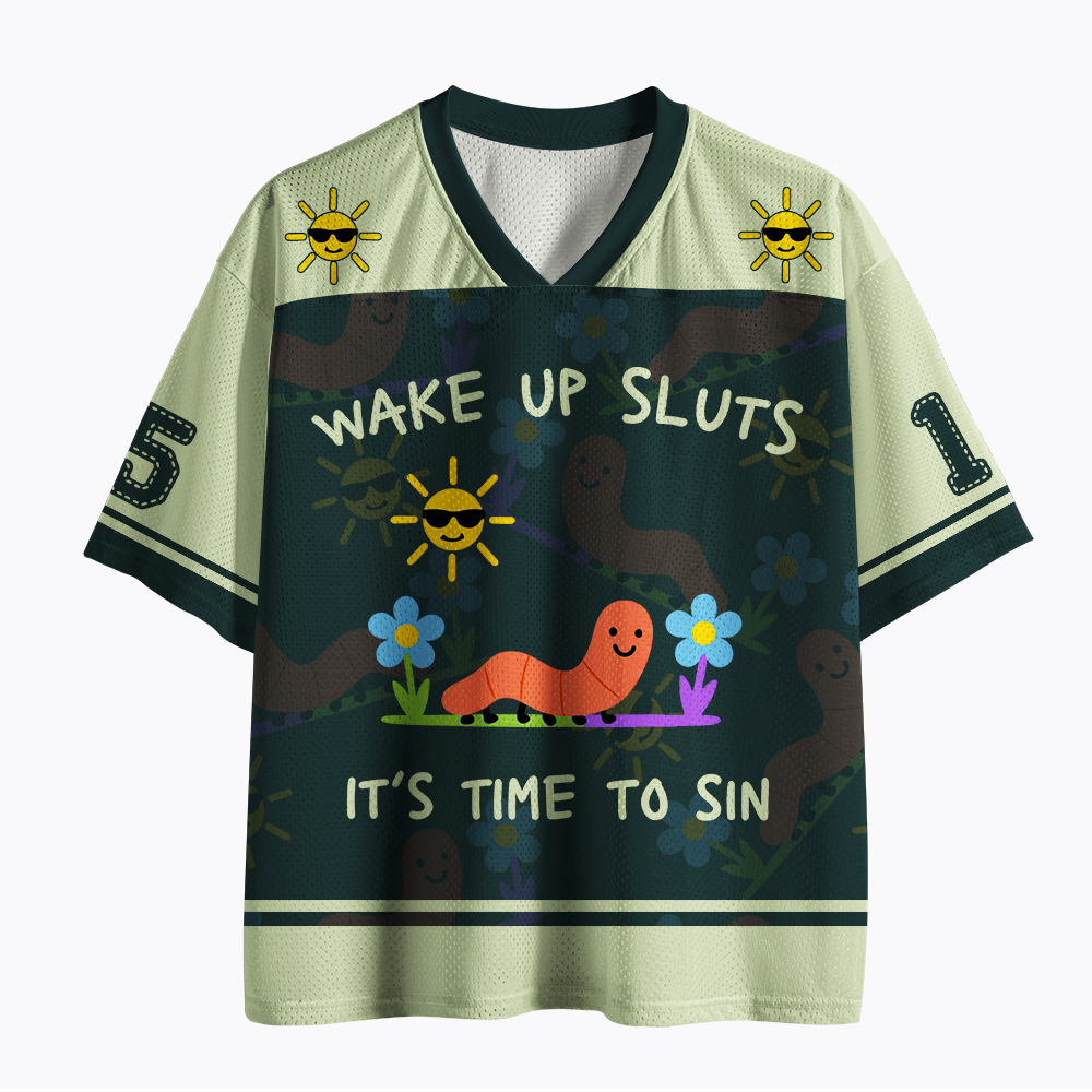 Wake Up Sluts Mesh Jersey