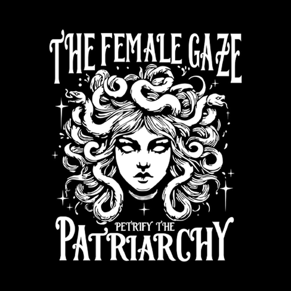 The Female Gaze Petrify the Patriarchy Cropped T-Shirt