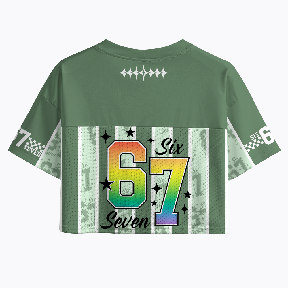 Six Seven LGBT Pride Crop Sports Jersey