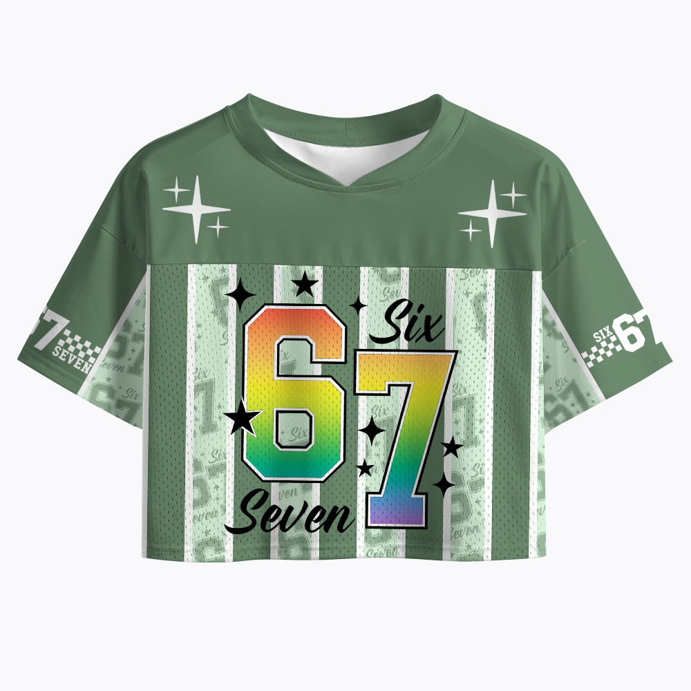 Six Seven LGBT Pride Crop Sports Jersey