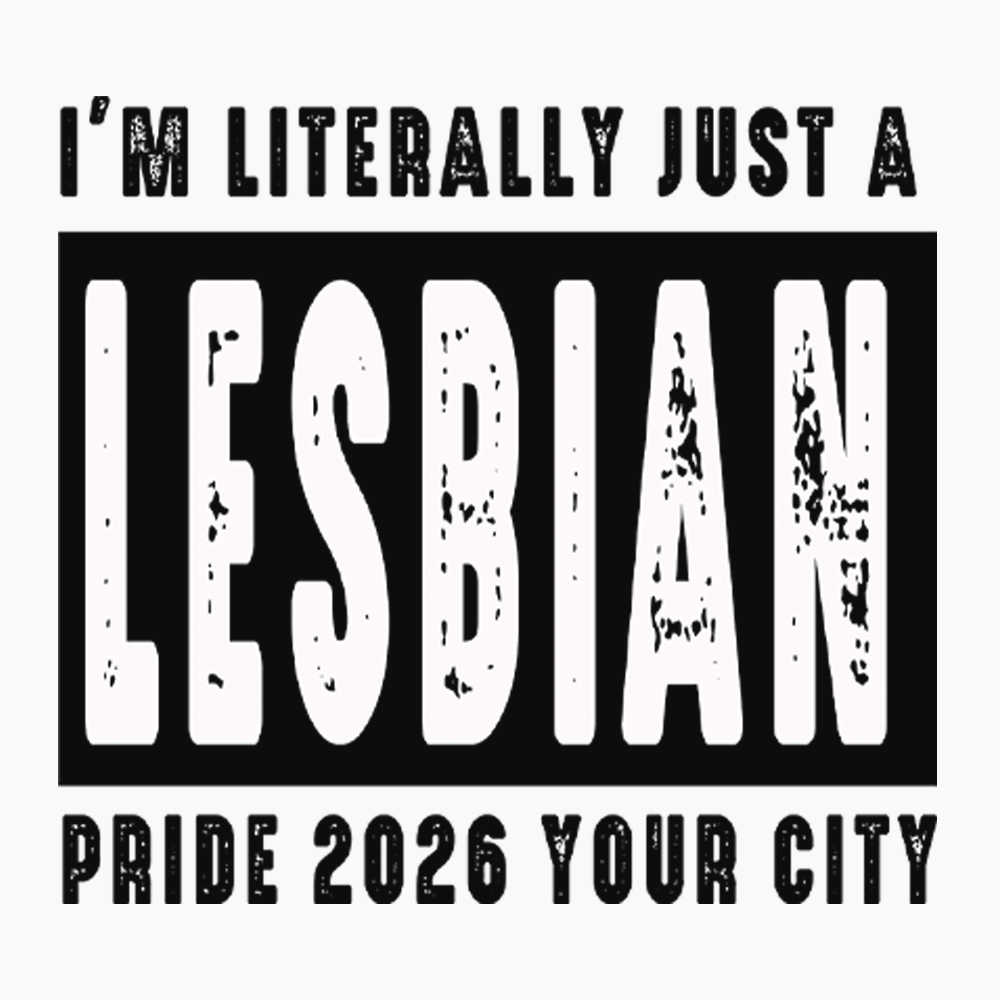 Personalized Location Lesbian Pride Washed T-Shirt