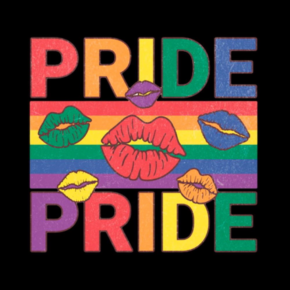 Pride Lips LGBTQ+ Washed T-Shirt