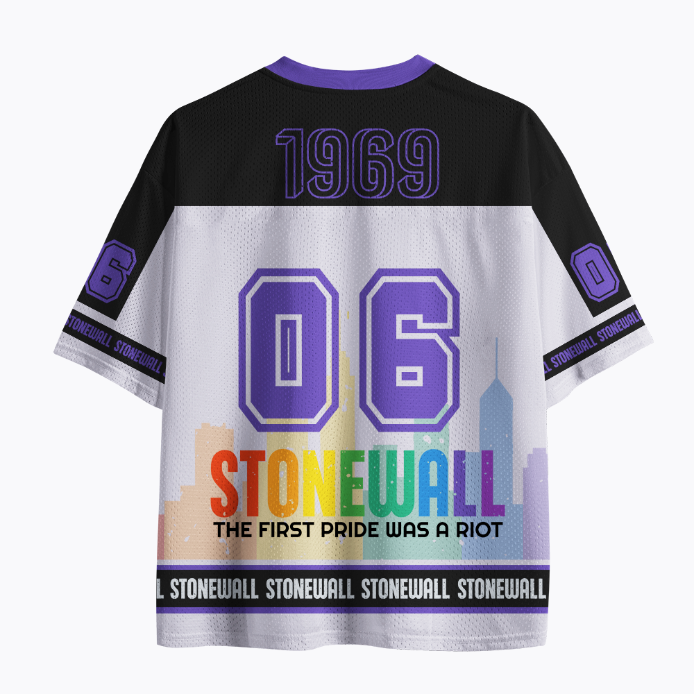 The first Pride Was a Riot Shirt EST 1969 Pride Mesh Jersey