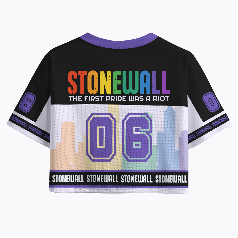 The first Pride Was a Riot Shirt EST 1969 Pride Crop Sports Jersey
