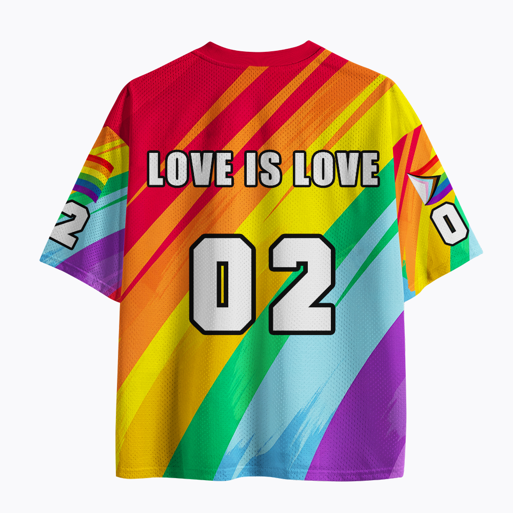 LOVE IS LOVE Pride Mesh Jersey
