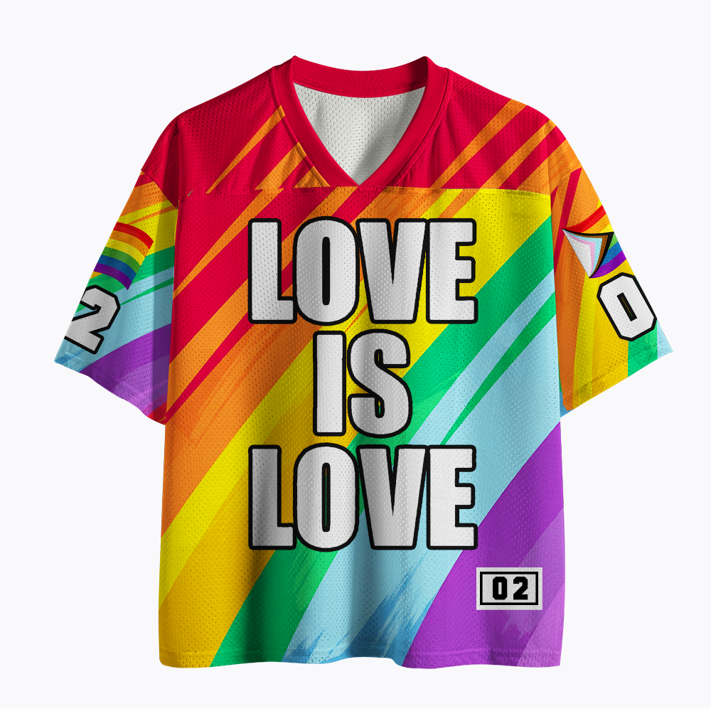 LOVE IS LOVE Pride Mesh Jersey