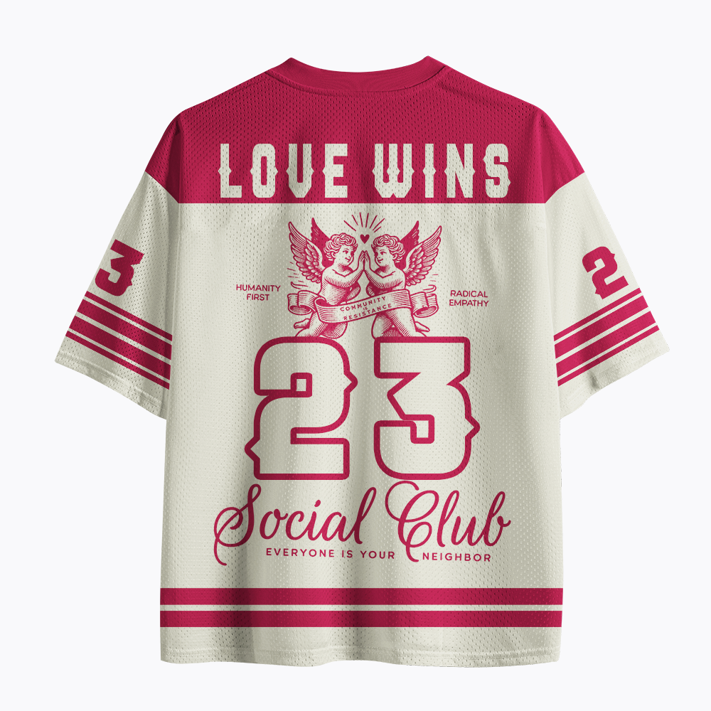 LOVE WINS Social Club Mesh Jersey