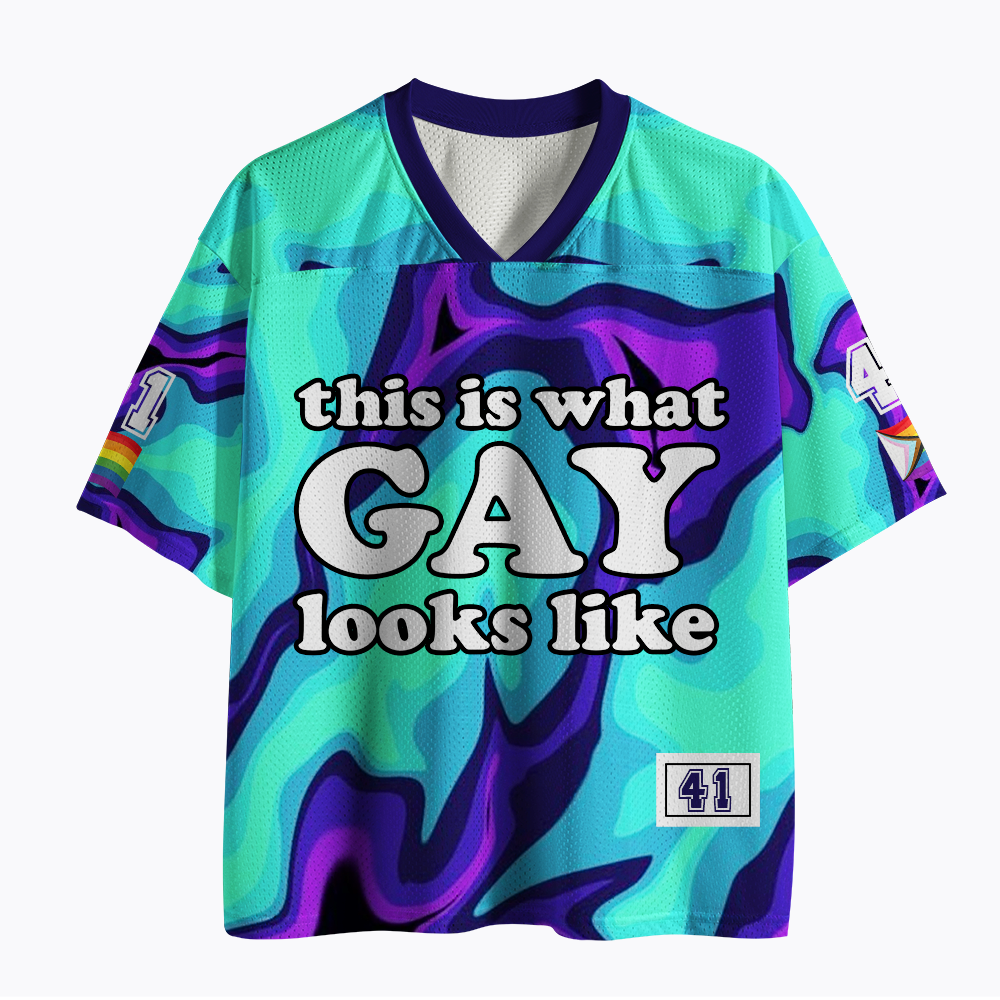 This Is What Gay Looks Like Mesh Jersey