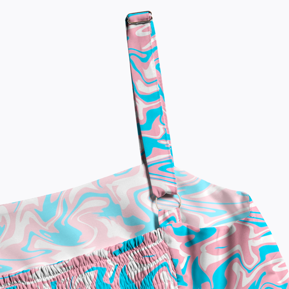 Trans Pride Flowy Summer Maxi Dress