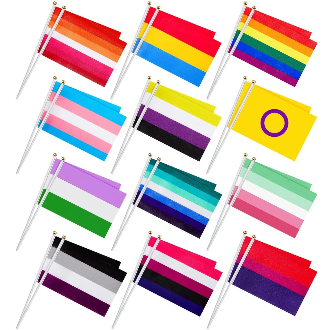 Pride Month Hnad Flag
