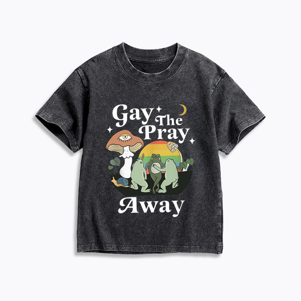 Pray Away Kids Washed T-Shirt