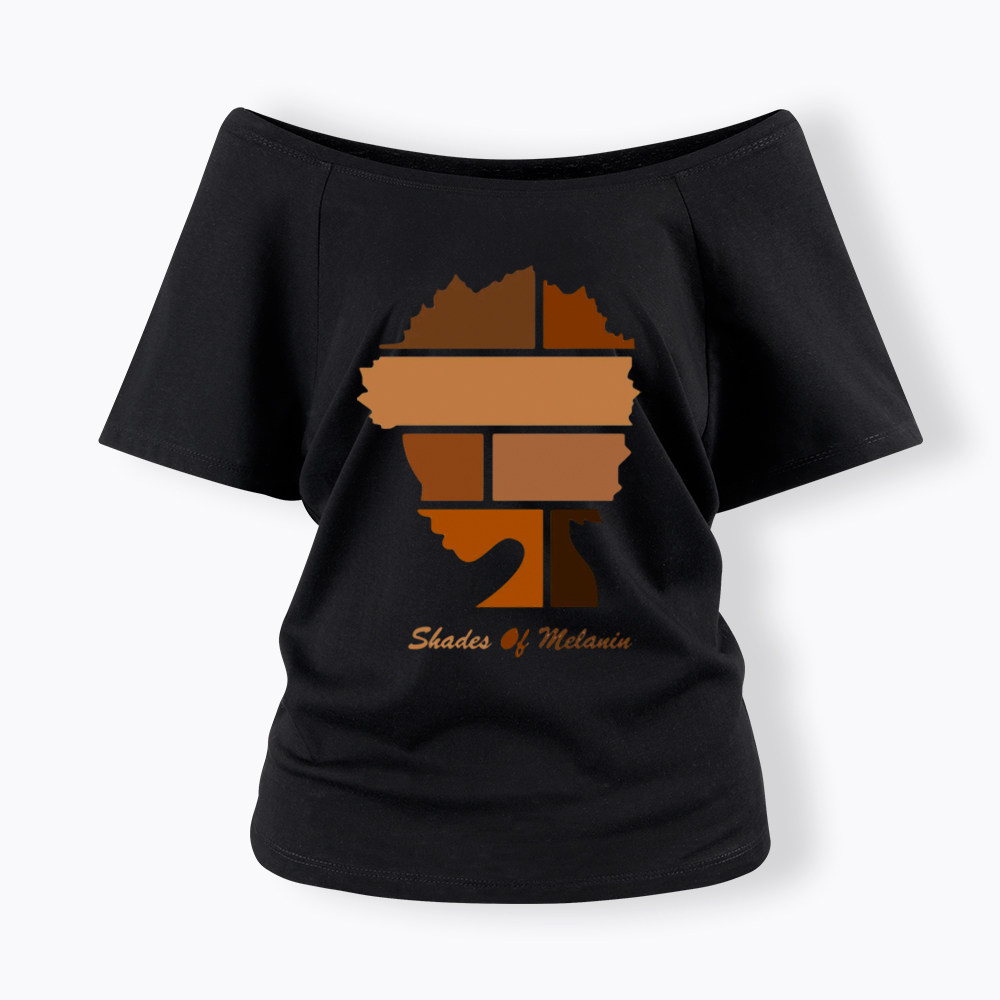 Shades Of Melanin Off Shoulder T-shirt