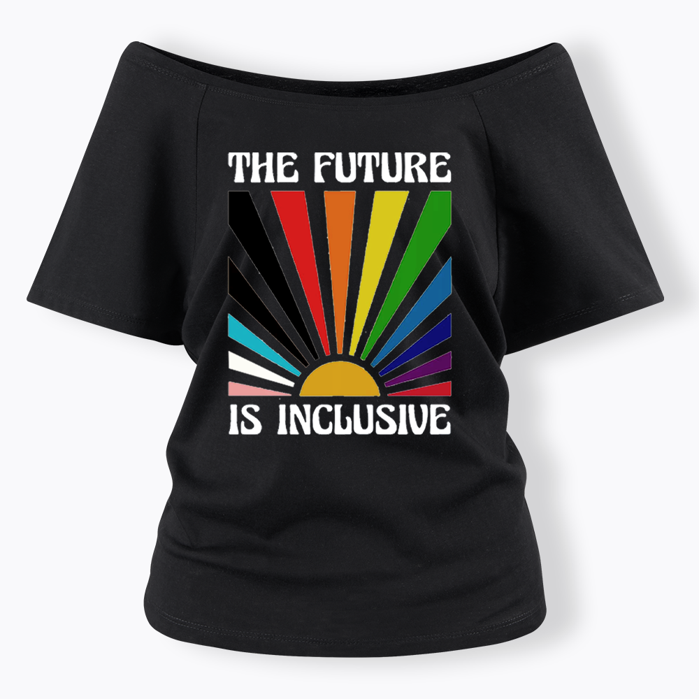 The Future is Inclusive Off Shoulder T-shirt