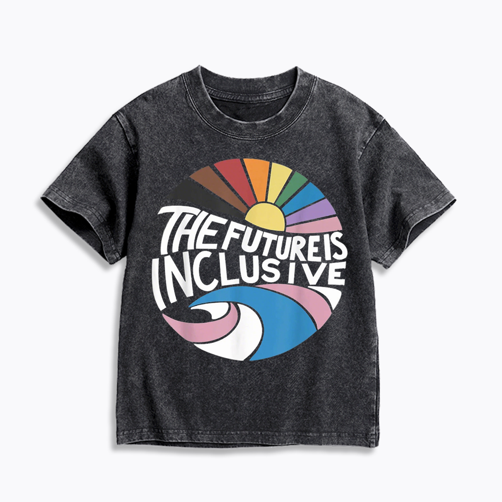 The Future Is Queer Kids Washed T-Shirt