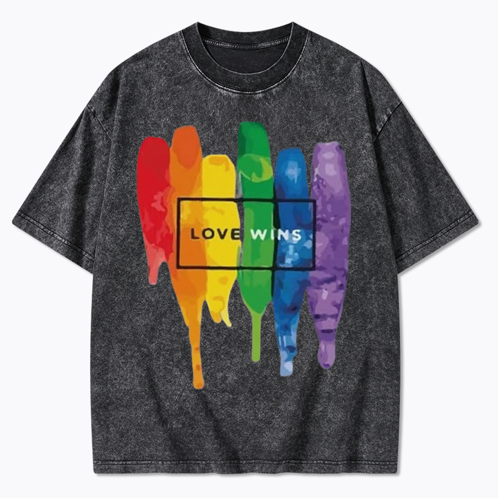 Love Wins Washed T-Shirt