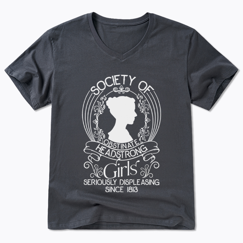 Society Of Obstinate Headstrong Girls V-Neck Classic T-Shirt