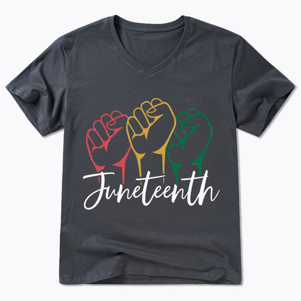 Juneteenth Black History V-Neck Classic T-Shirt