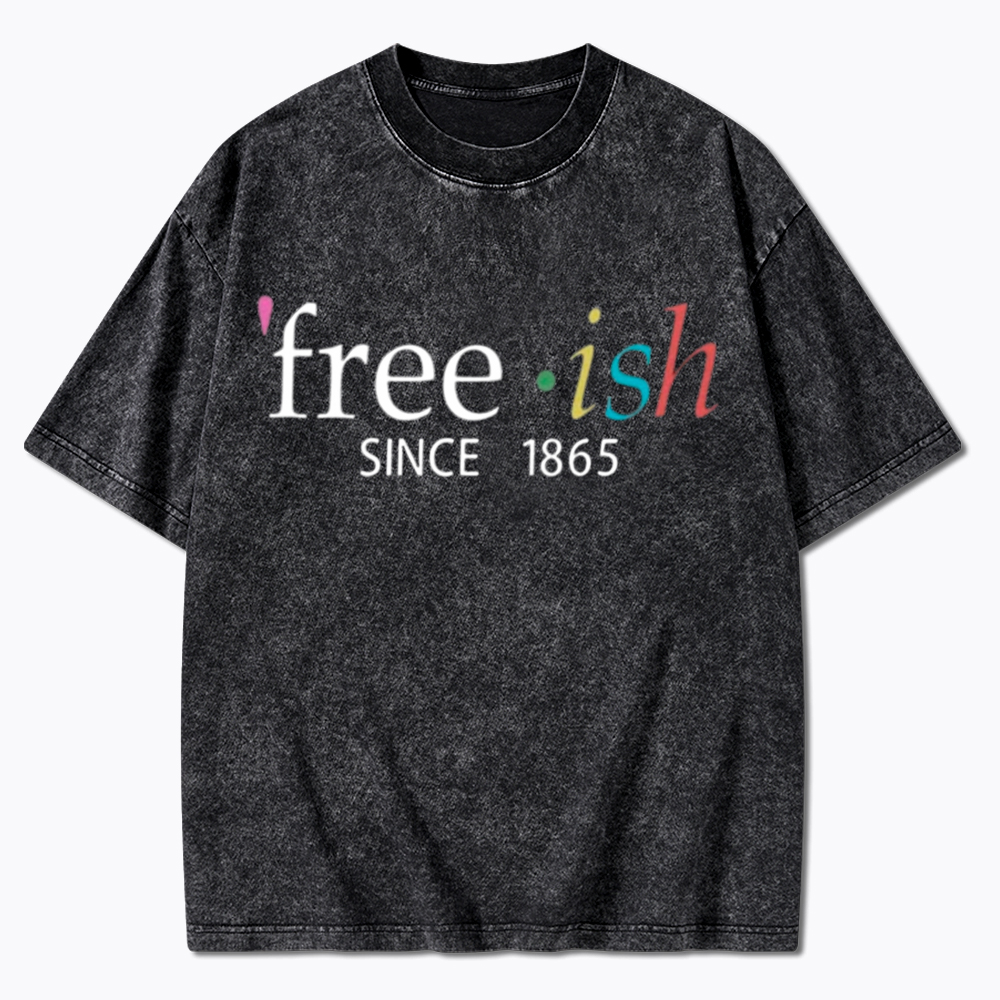 Freeish Juneteenth Since 1865 Washed T-Shirt