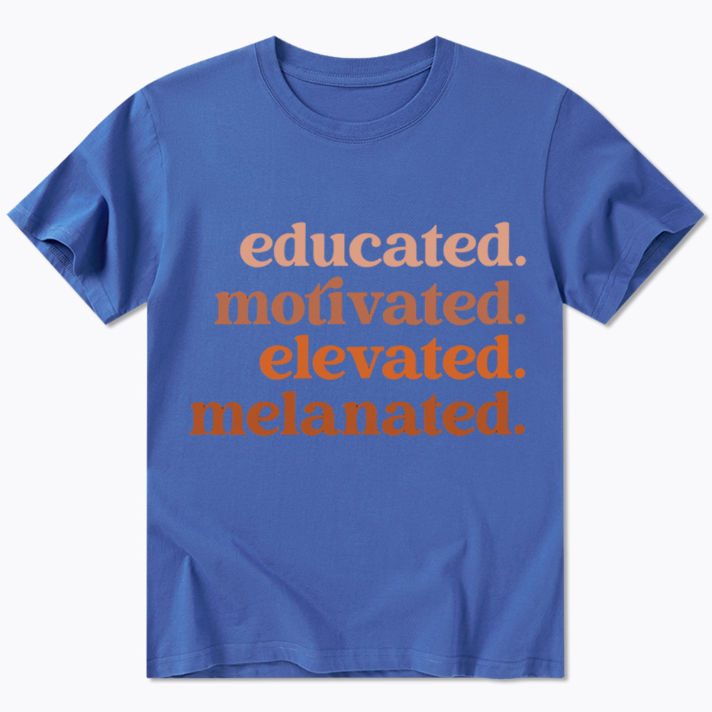 Educated Motivated Melanated Classic T-Shirt