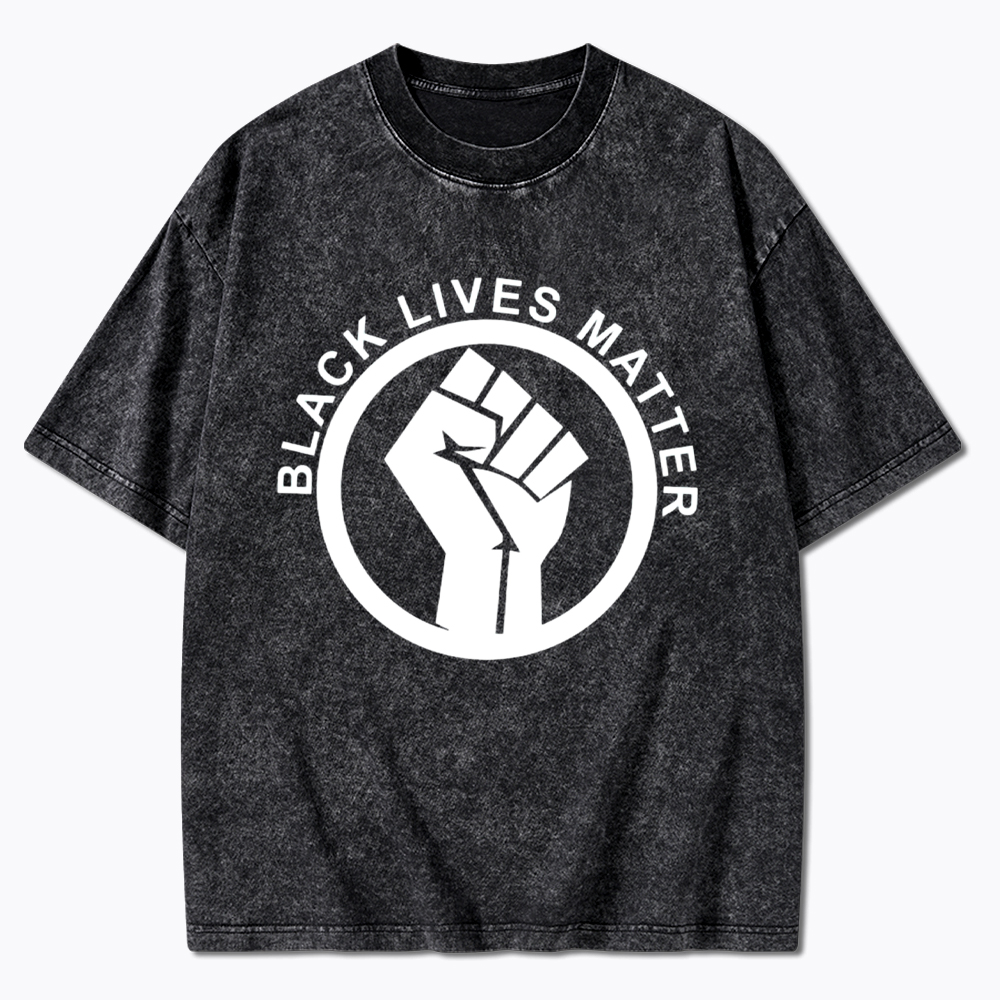 Black Lives Matter Washed T-Shirt