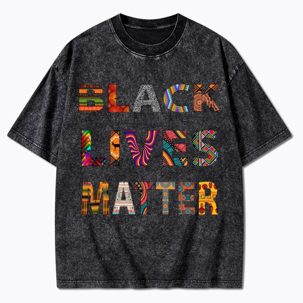 Black Lives Matter Diversity Washed T-Shirt