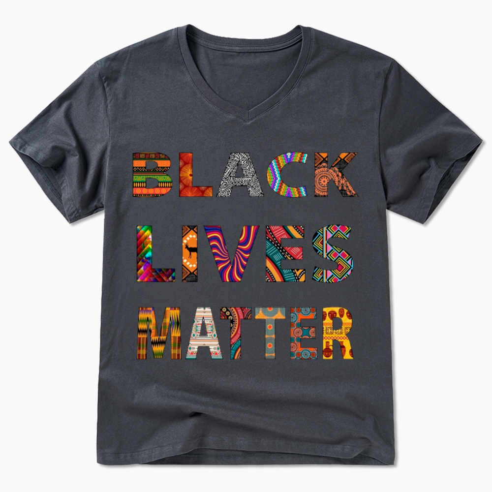 Black Lives Matter Diversity V-Neck Classic T-Shirt