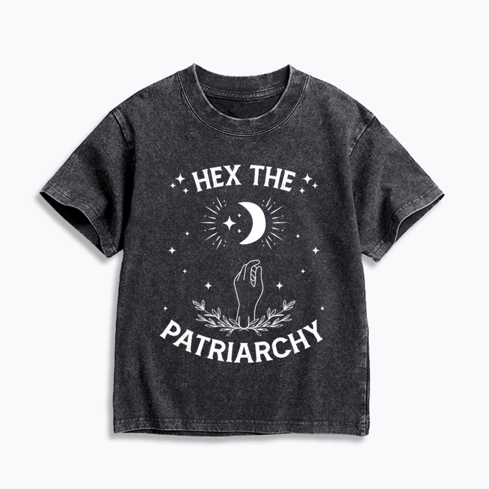 Hex The Patriarchy Kids Washed T-Shirt